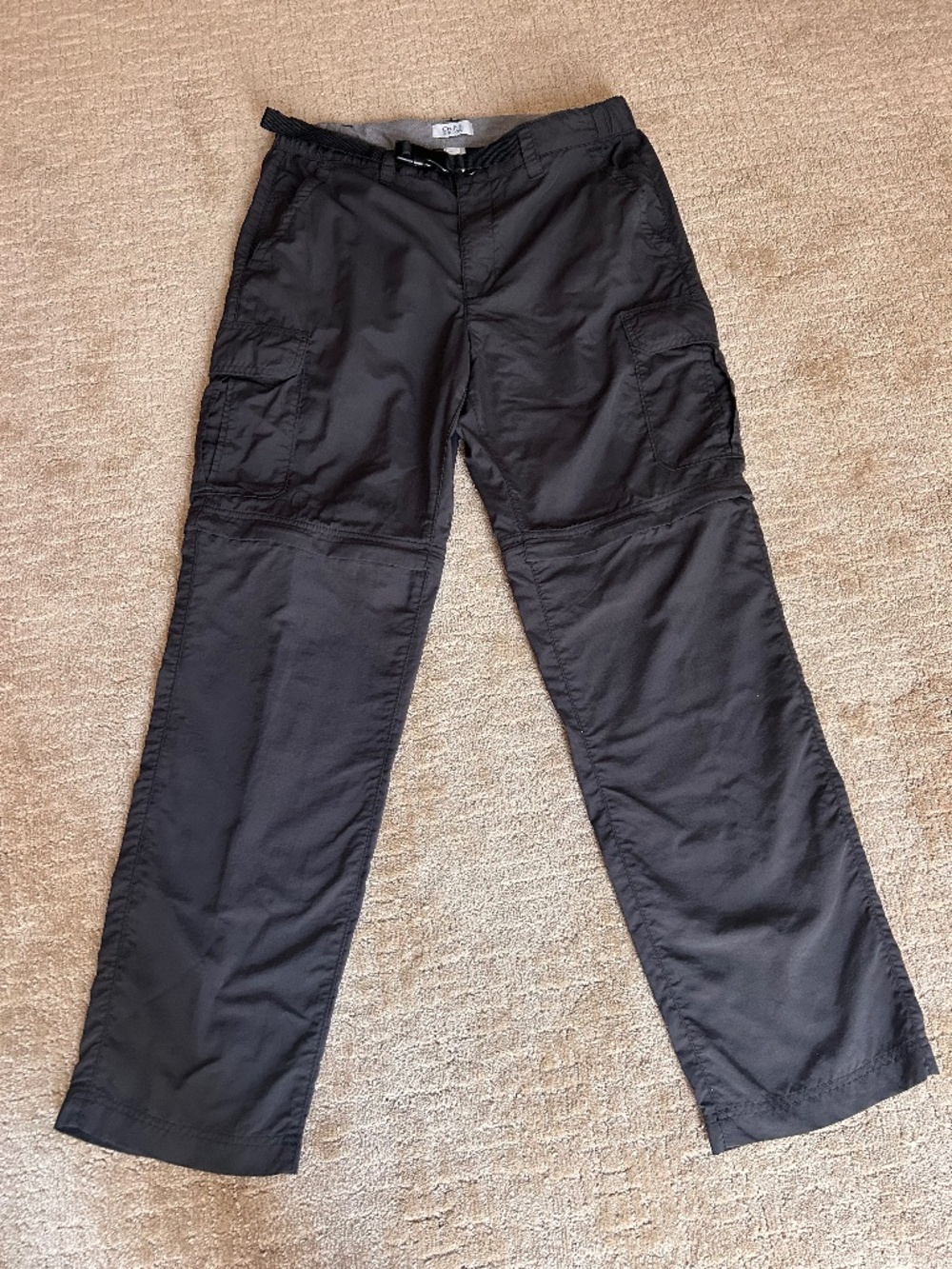 Men’s Convertible zip off cargo pants 34X32
